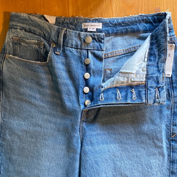 ✨BNWT: GOOD AMERICAN Women’s Good Boy Jeans- Size 8/29 - Picture 5 of 16